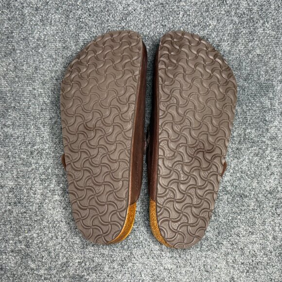 Birkenstock Boston Clogs Men\'s Size 13 Habana Brown Oiled Leather Slip On Sandal